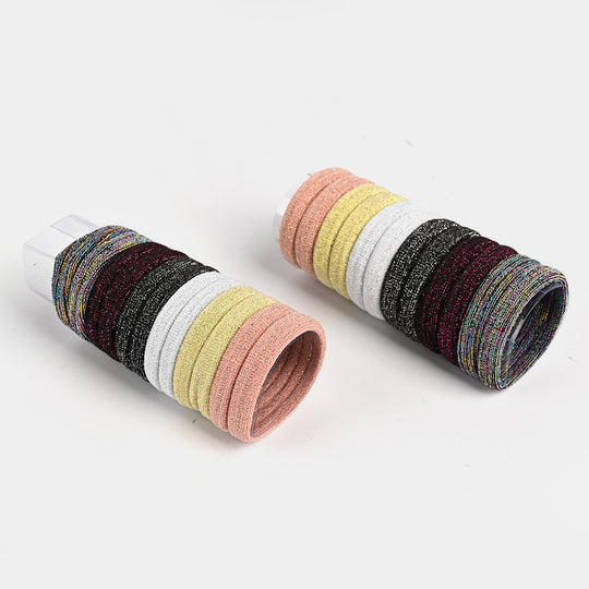 Girls Multicolor Hair Ties/Pony Set
