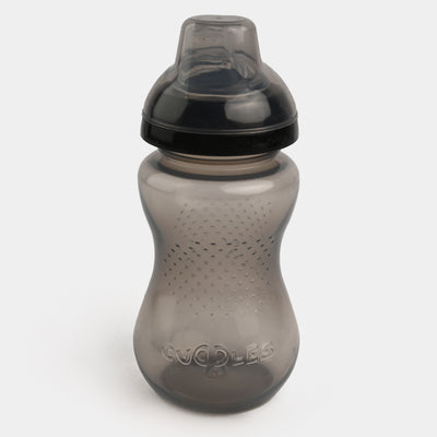 Cuddles Active Kids Sipper Bottle 350ml-BLACK