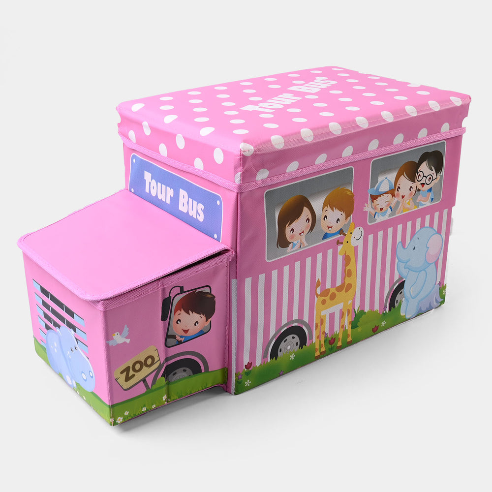 Toy Storage Bus For Kids