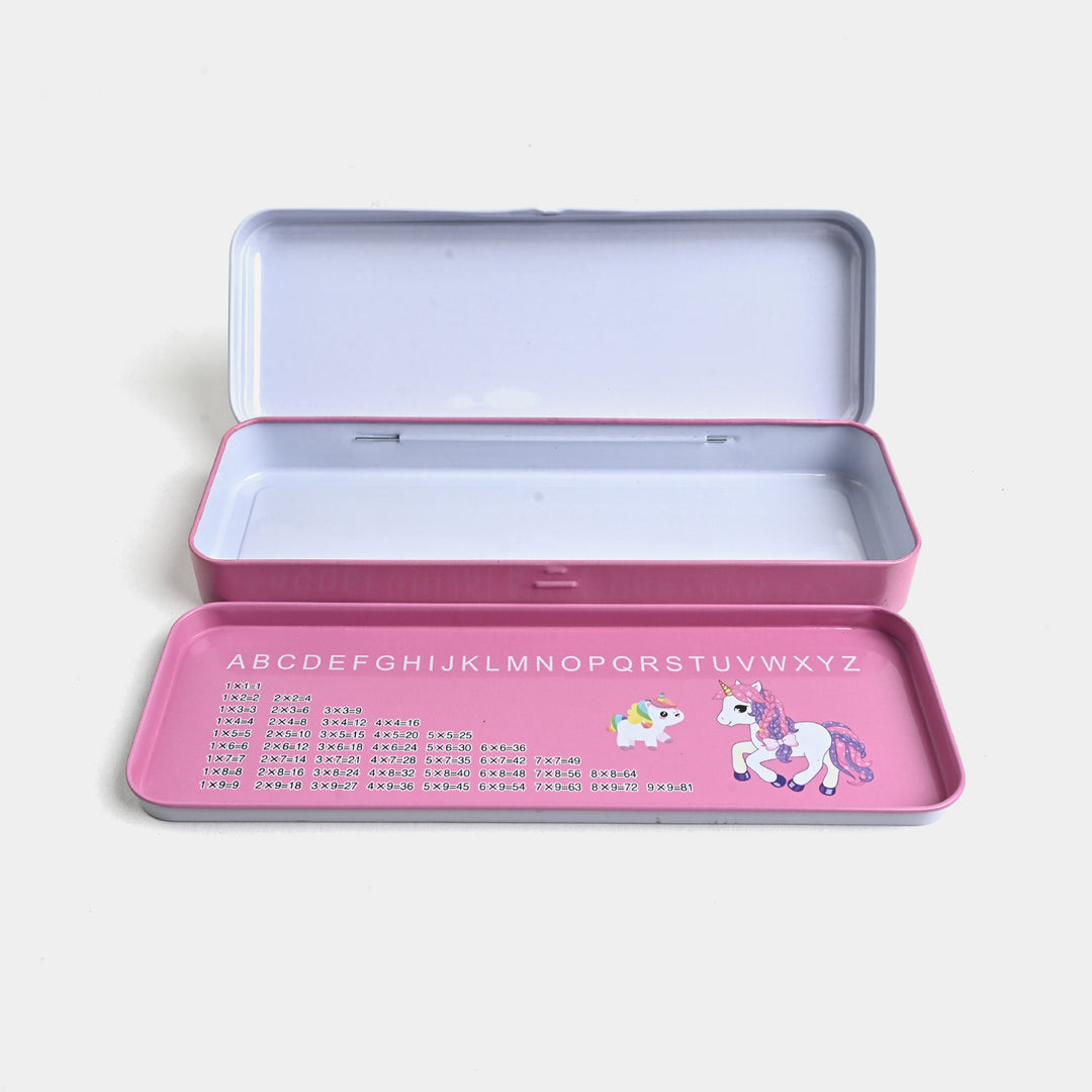 Stationary Pencil Box Metal for Kids