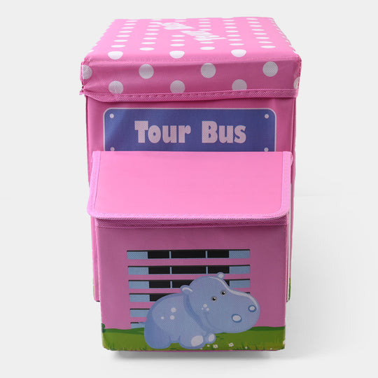 Toy Storage Bus For Kids