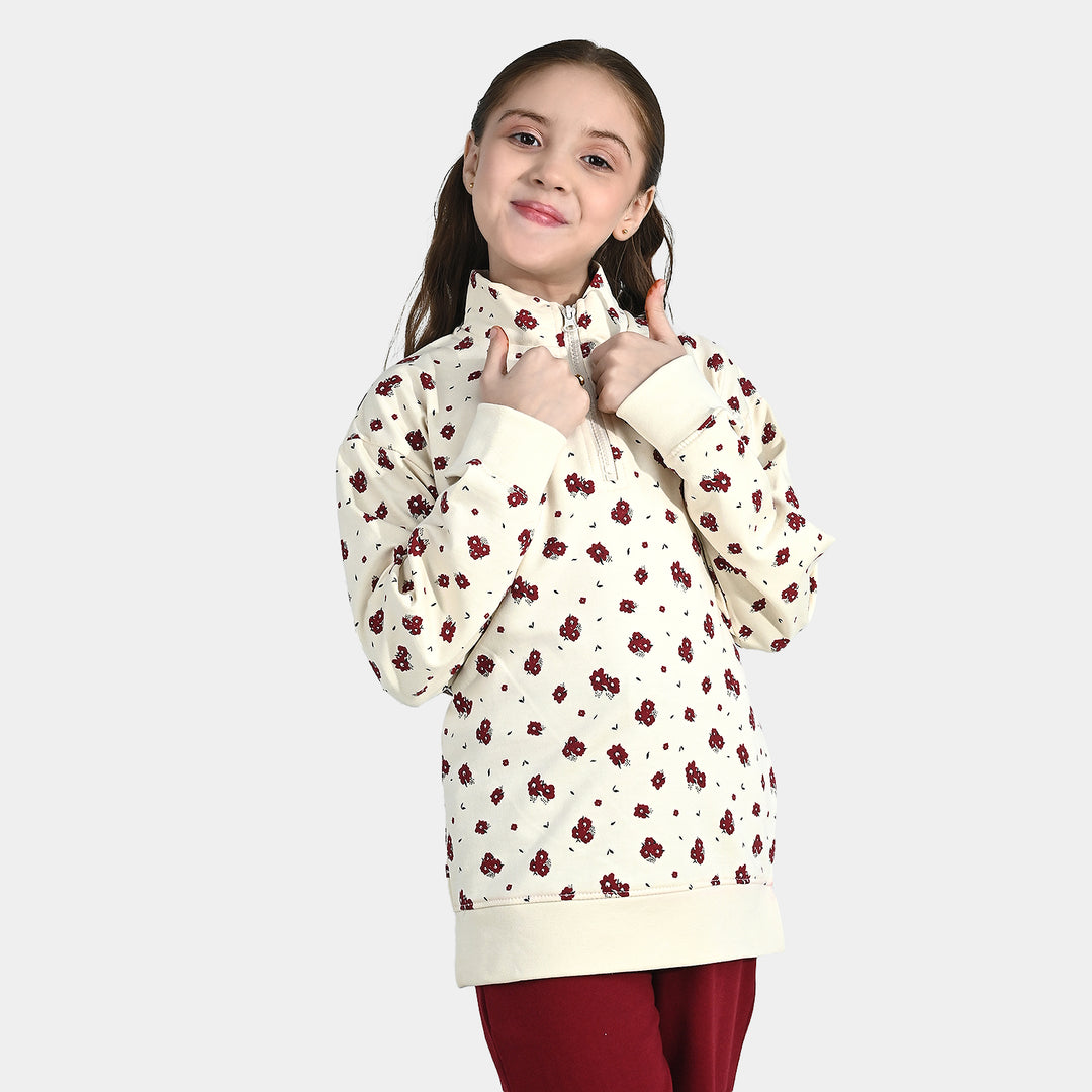 Girls Jersey/Terry 2 Piece Suit