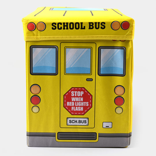 Kids Bus Storage Box Yellow 779