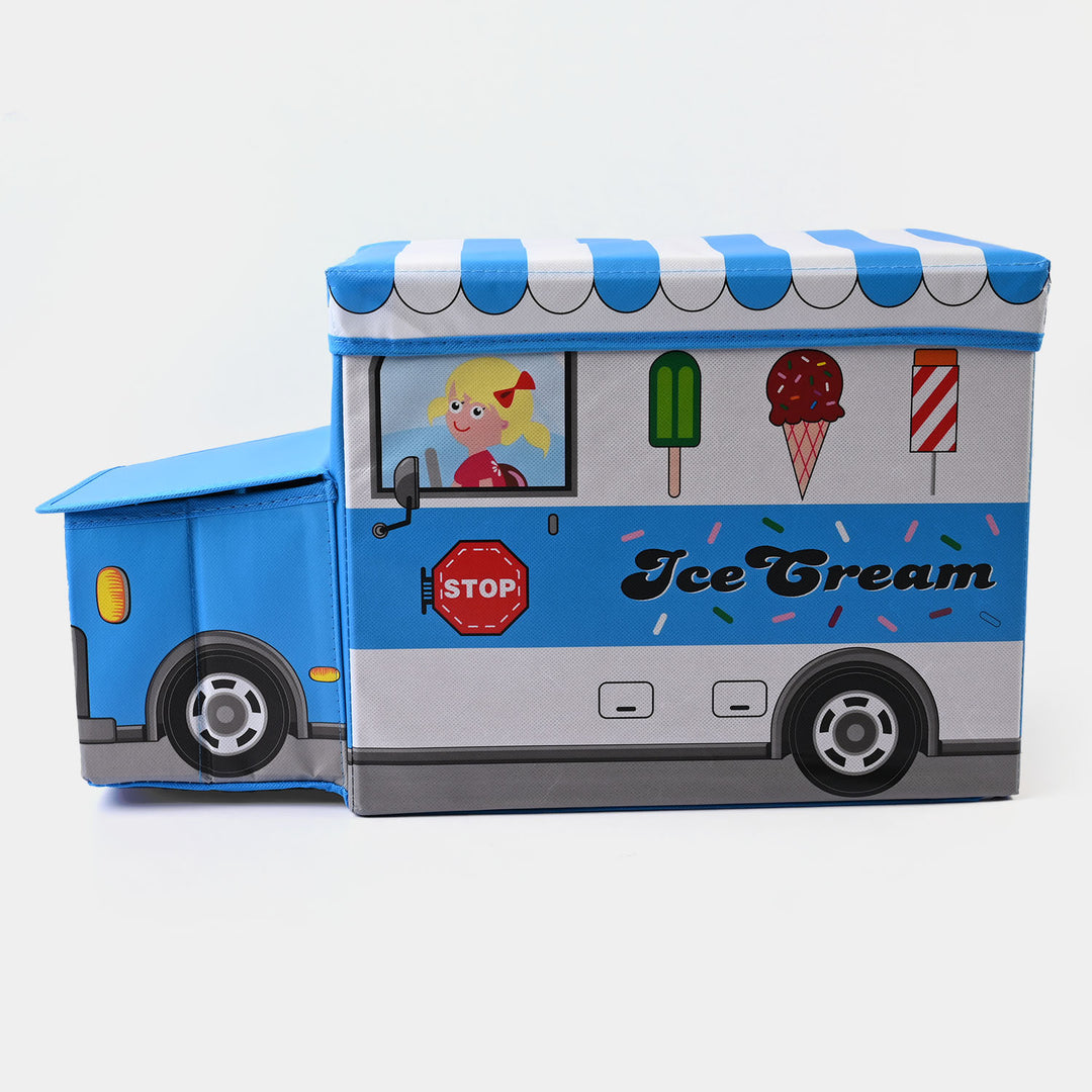 Kids Bus Storage Box Blue 779