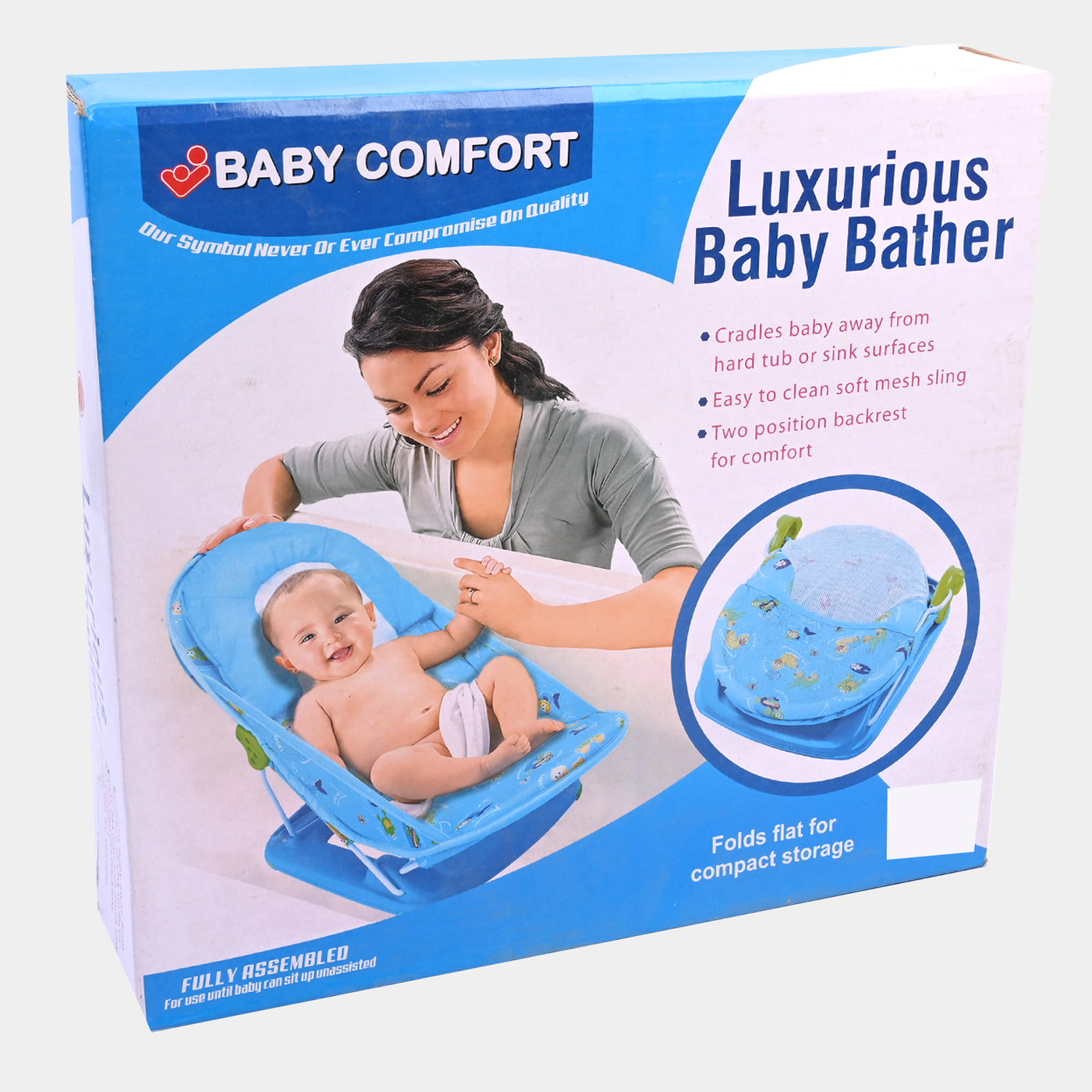 Baby Comfort Luxurious Baby Bather Orange