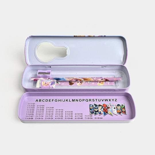 Stationary Pencil Box Metal for Kids