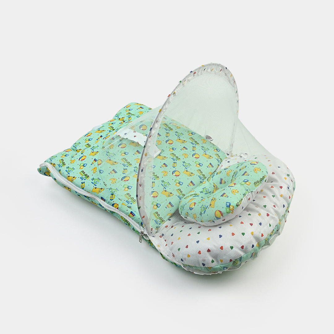 Baby Carry Nest With Net Car | Green