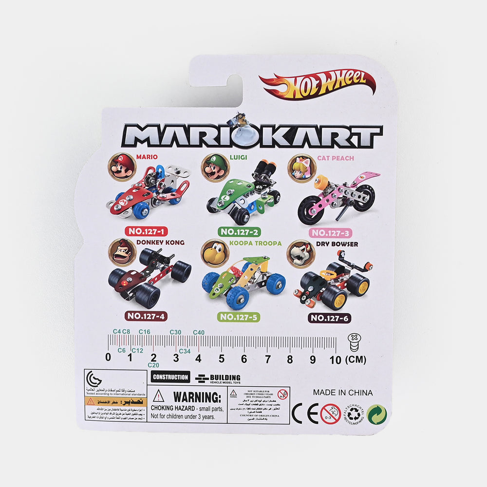 Mini Hot-Wheel Metal Puzzle Assembly Car Set