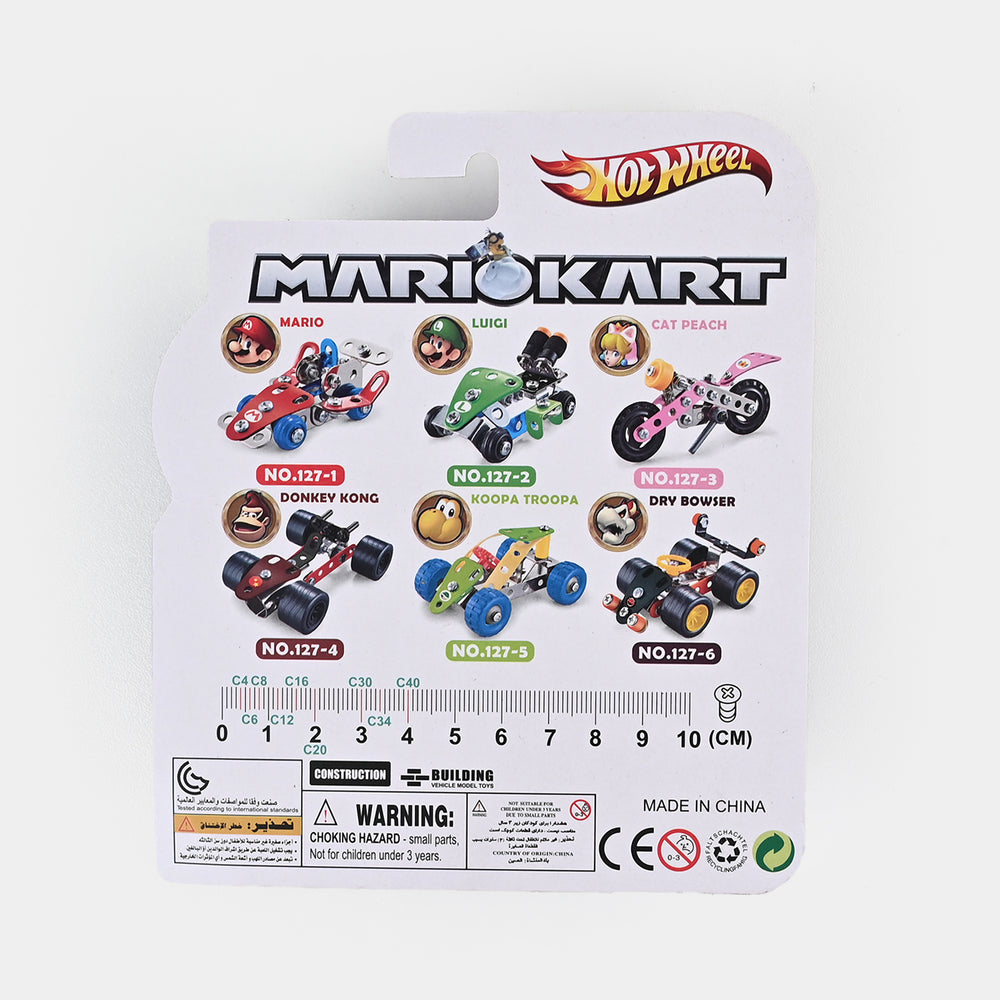 Mini Hot-Wheel Metal Puzzle Assembly Car Set