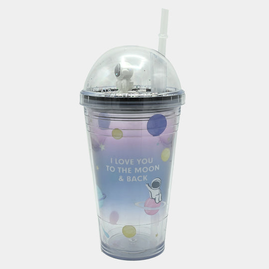 Fancy Straw Glass/Cup For Kids