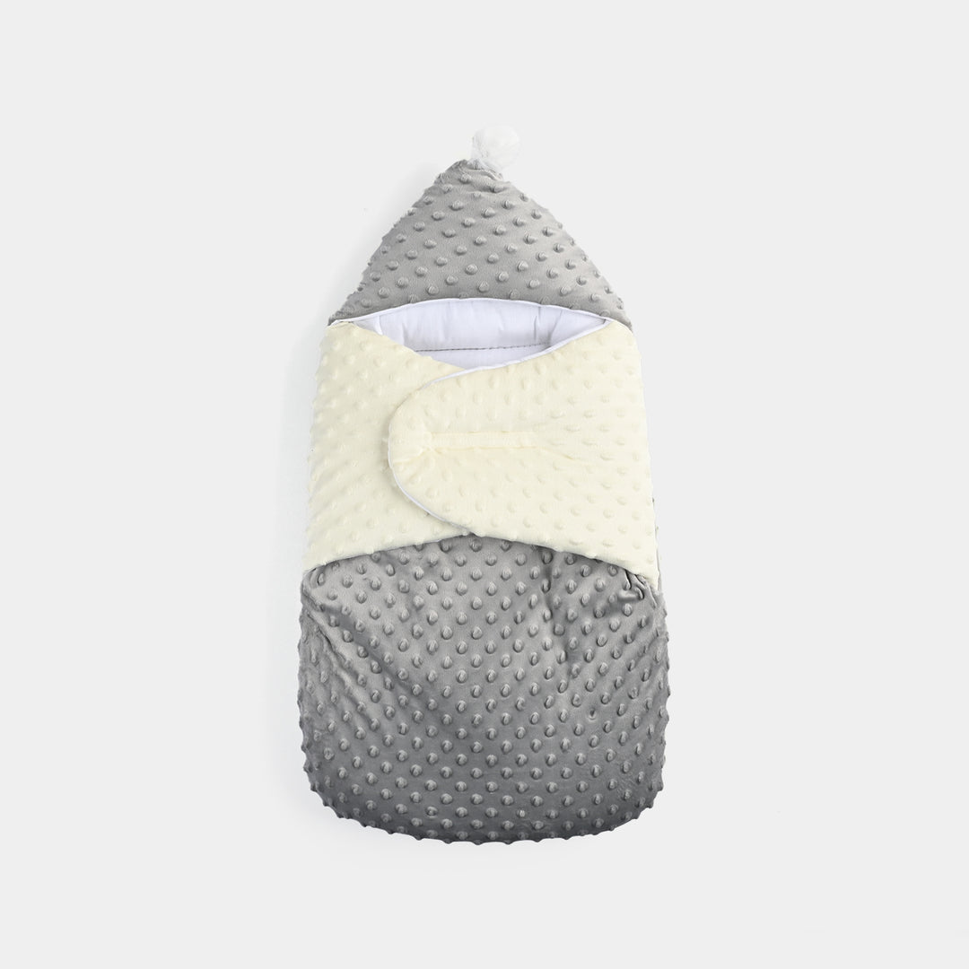 Hooded Baby Carry Nest Minky Dots