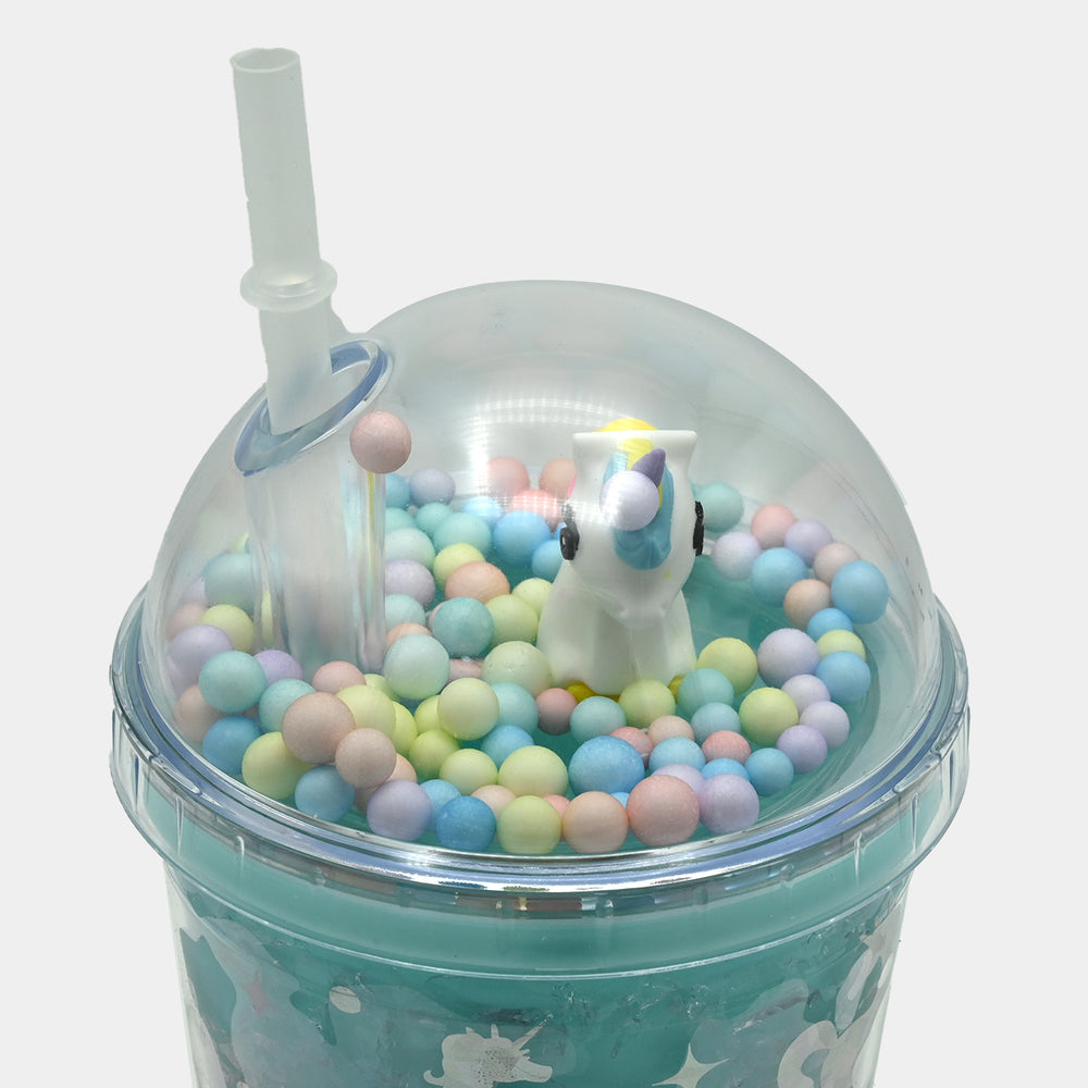 Fancy Straw Glass/Cup For Kids