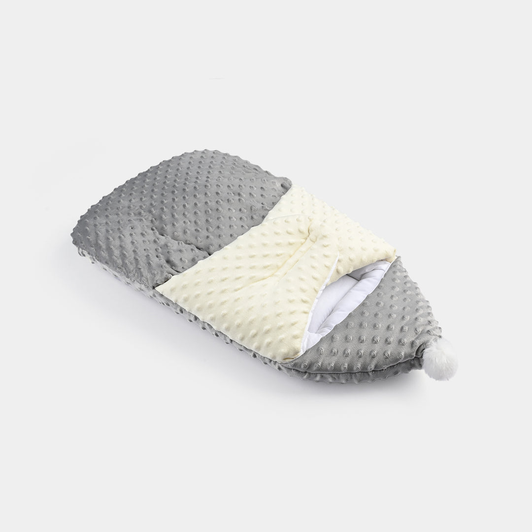 Hooded Baby Carry Nest Minky Dots