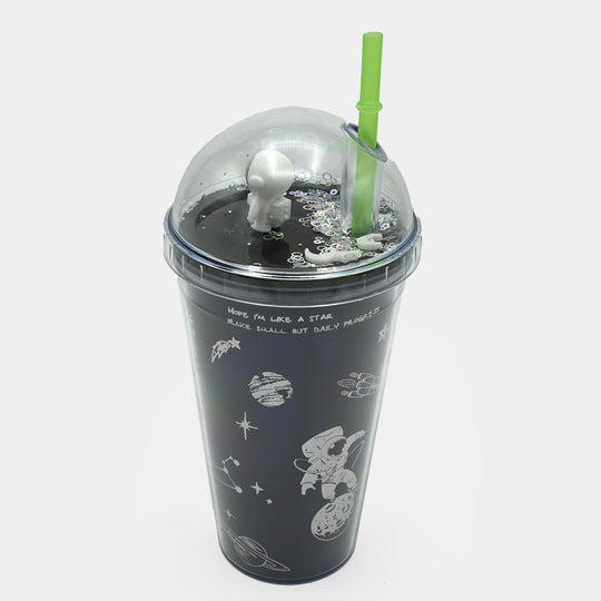 Fancy Straw Glass/Cup For Kids