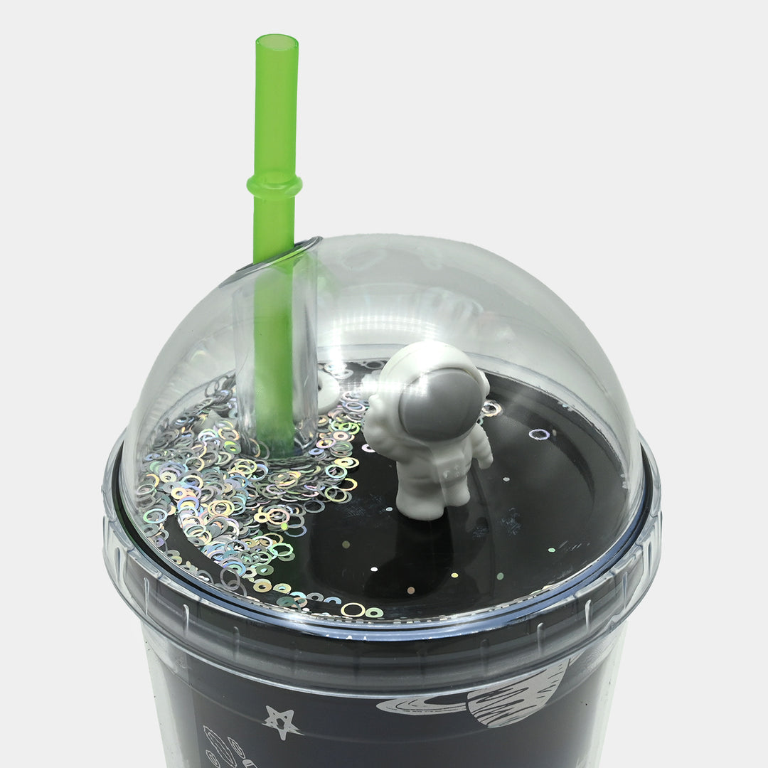 Fancy Straw Glass/Cup For Kids