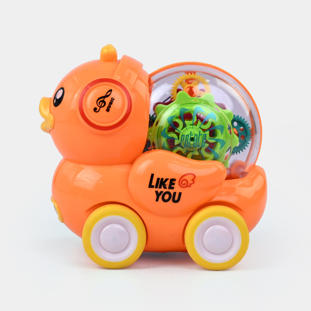 Friction Powered Counter Toy | Push & Go Vehicle