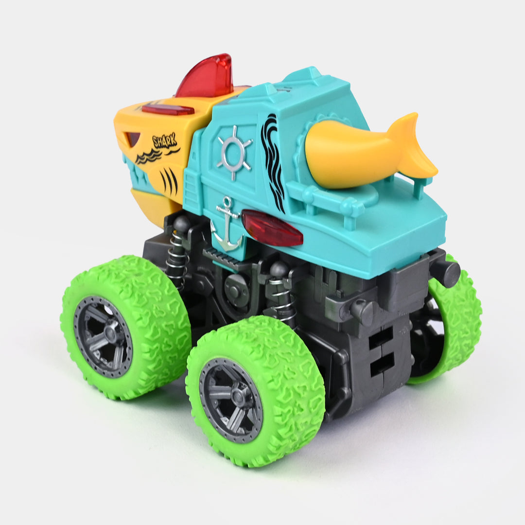 Friction Powered Counter Toy | Push & Go Vehicle