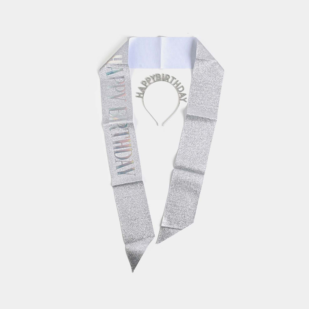 Crown With Sash For Girls