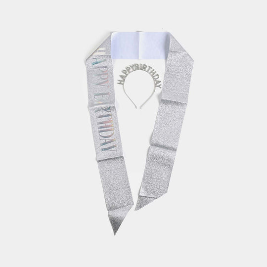 Crown With Sash For Girls