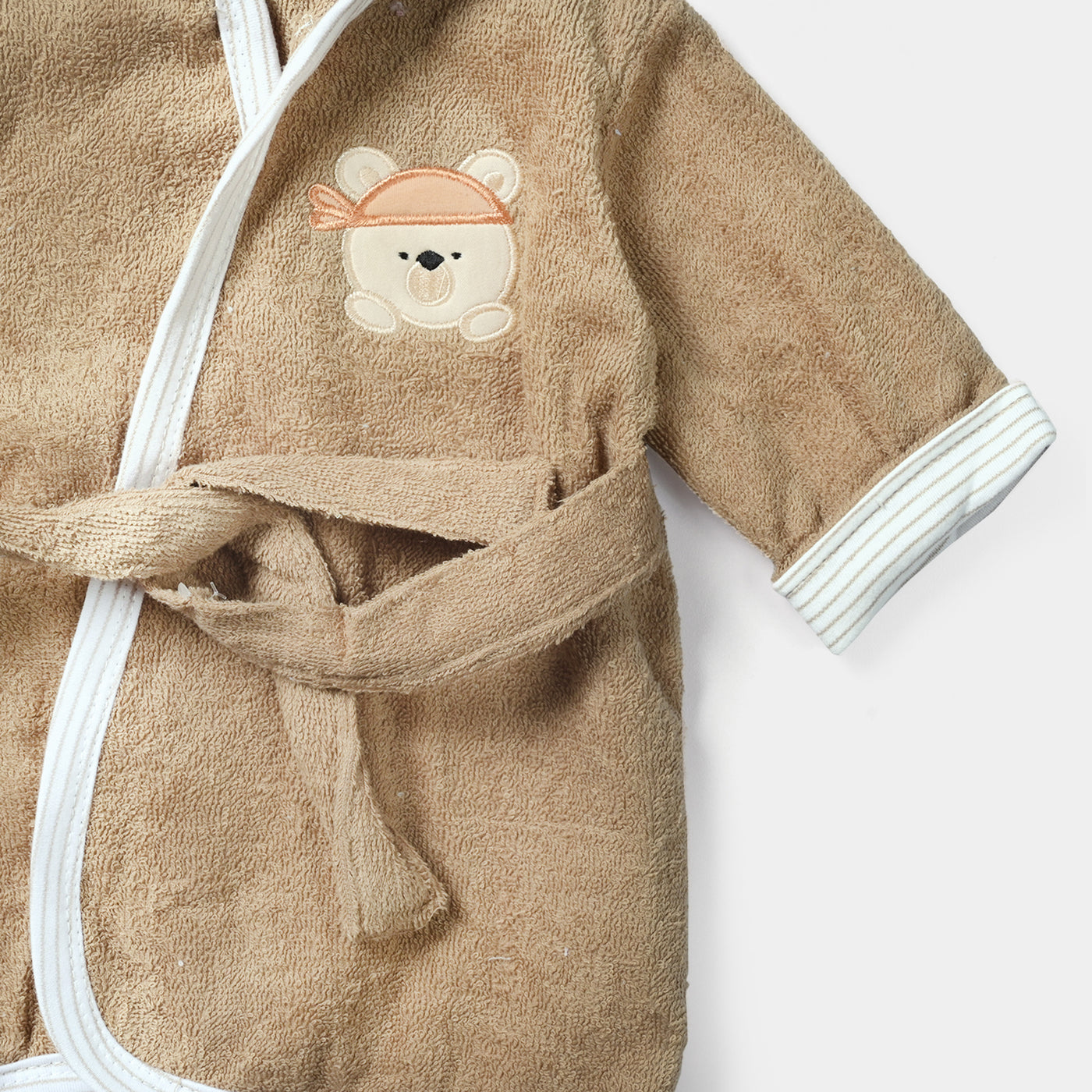 Hooded Baby Bath Gown | Brown