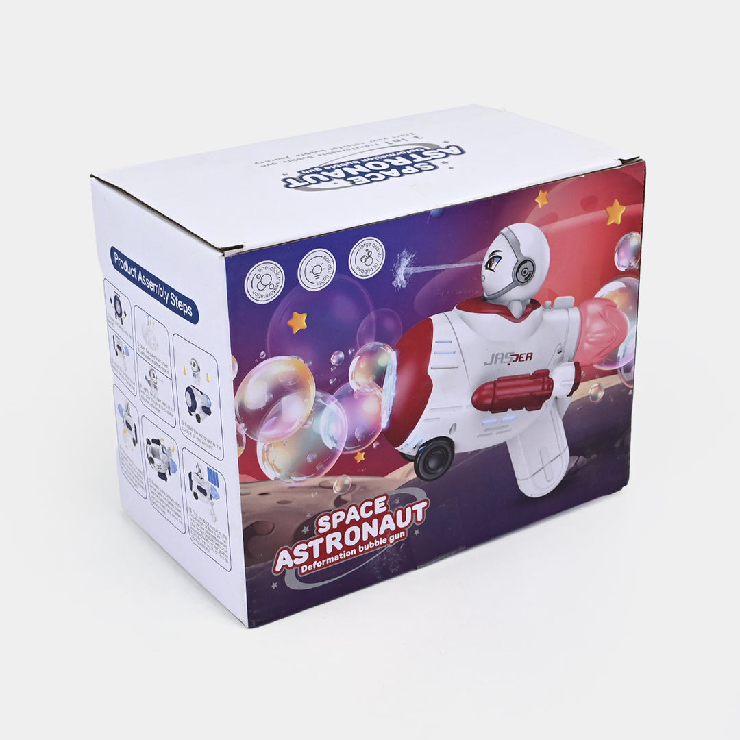 Space Astronaut Deformation Bubble Blaster with Lights