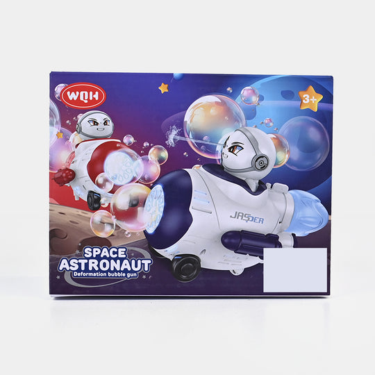 Space Astronaut Deformation Bubble Blaster with Lights