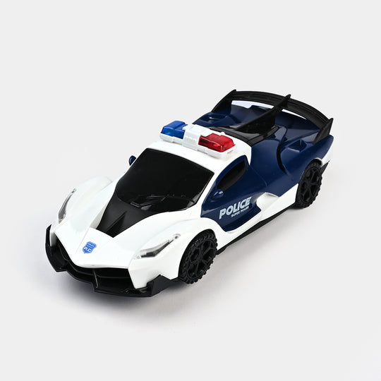 Electric Light & Musical Police Car Toy