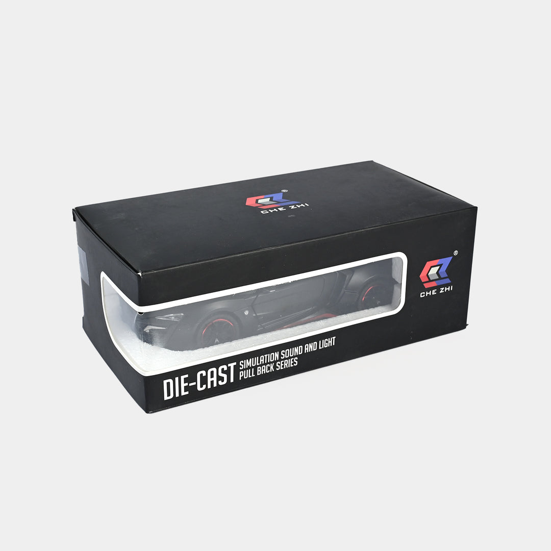 DIE-CAST MODEL PULLBACK CAR WITH LIGHT SOUND