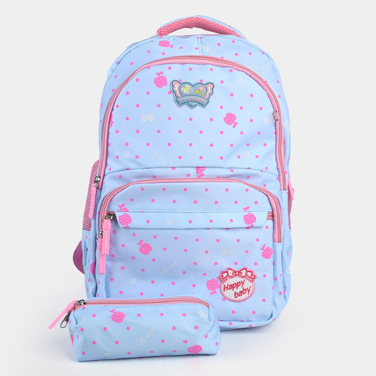 Cute Design School Bag With Pouch For Kids