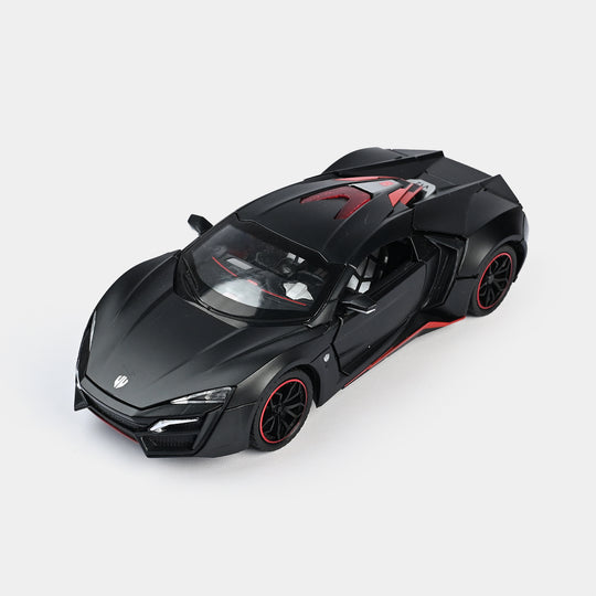 DIE-CAST MODEL PULLBACK CAR WITH LIGHT SOUND