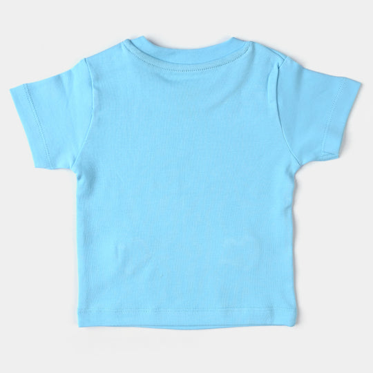 Infant Boys Cotton Jersey Knitted Suit Beach Claw some -Blue