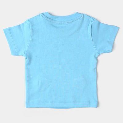 Infant Boys Cotton Jersey Knitted Suit Beach Claw some -Blue