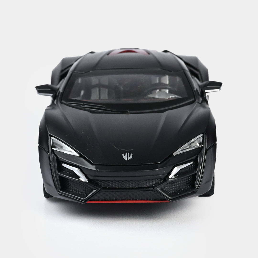 DIE-CAST MODEL PULLBACK CAR WITH LIGHT SOUND