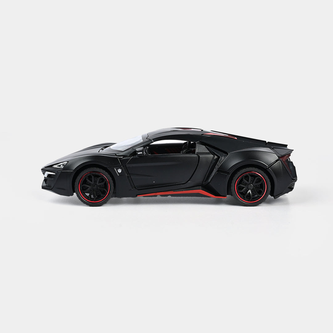 DIE-CAST MODEL PULLBACK CAR WITH LIGHT SOUND