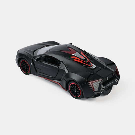 DIE-CAST MODEL PULLBACK CAR WITH LIGHT SOUND