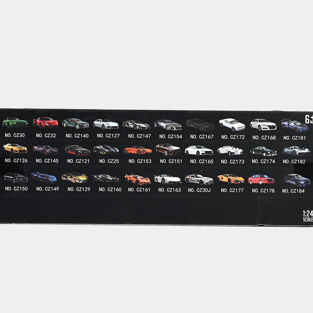 DIE-CAST MODEL PULLBACK CAR WITH LIGHT SOUND