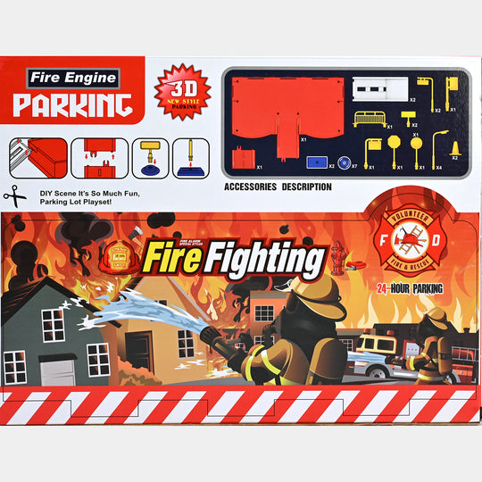 DIY Parking Lot Playset For Kids