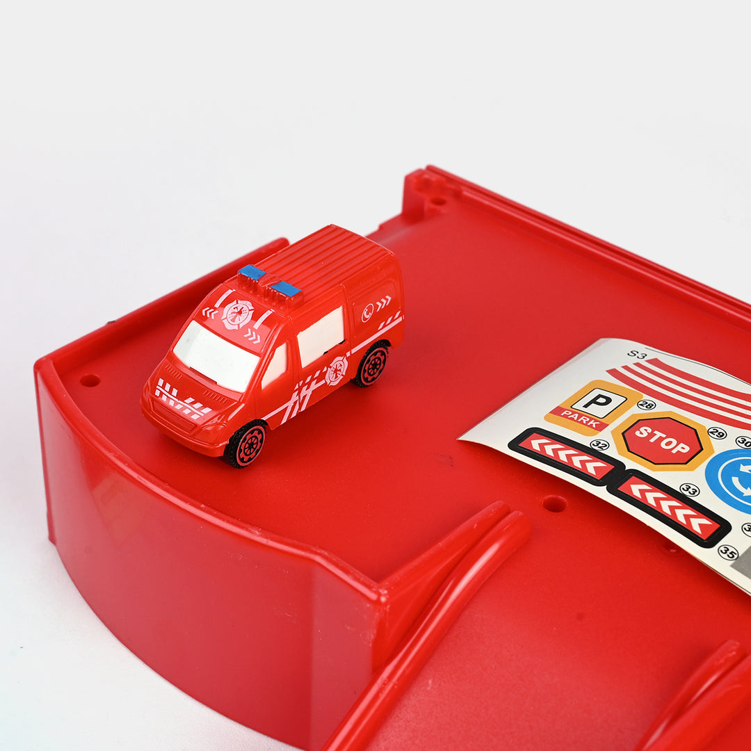 DIY Parking Lot Playset For Kids
