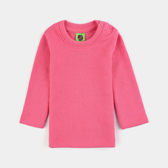 Infant Unisex Thermal Inner Wear Suit-Hot Pink