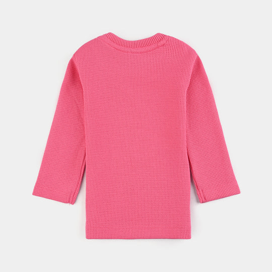 Infant Unisex Thermal Inner Wear Suit-Hot Pink