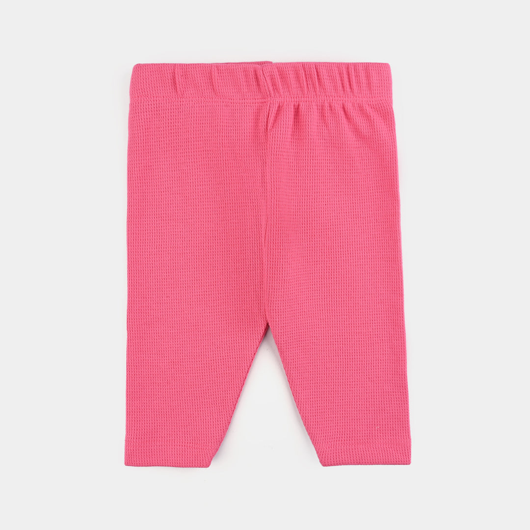 Infant Unisex Thermal Inner Wear Suit-Hot Pink