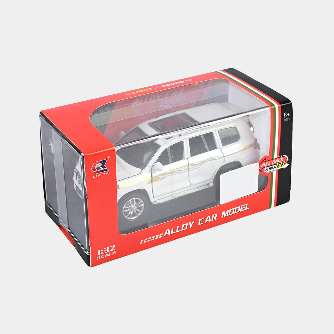 DIE-CAST MODEL PULLBACK CAR WITH LIGHT SOUND