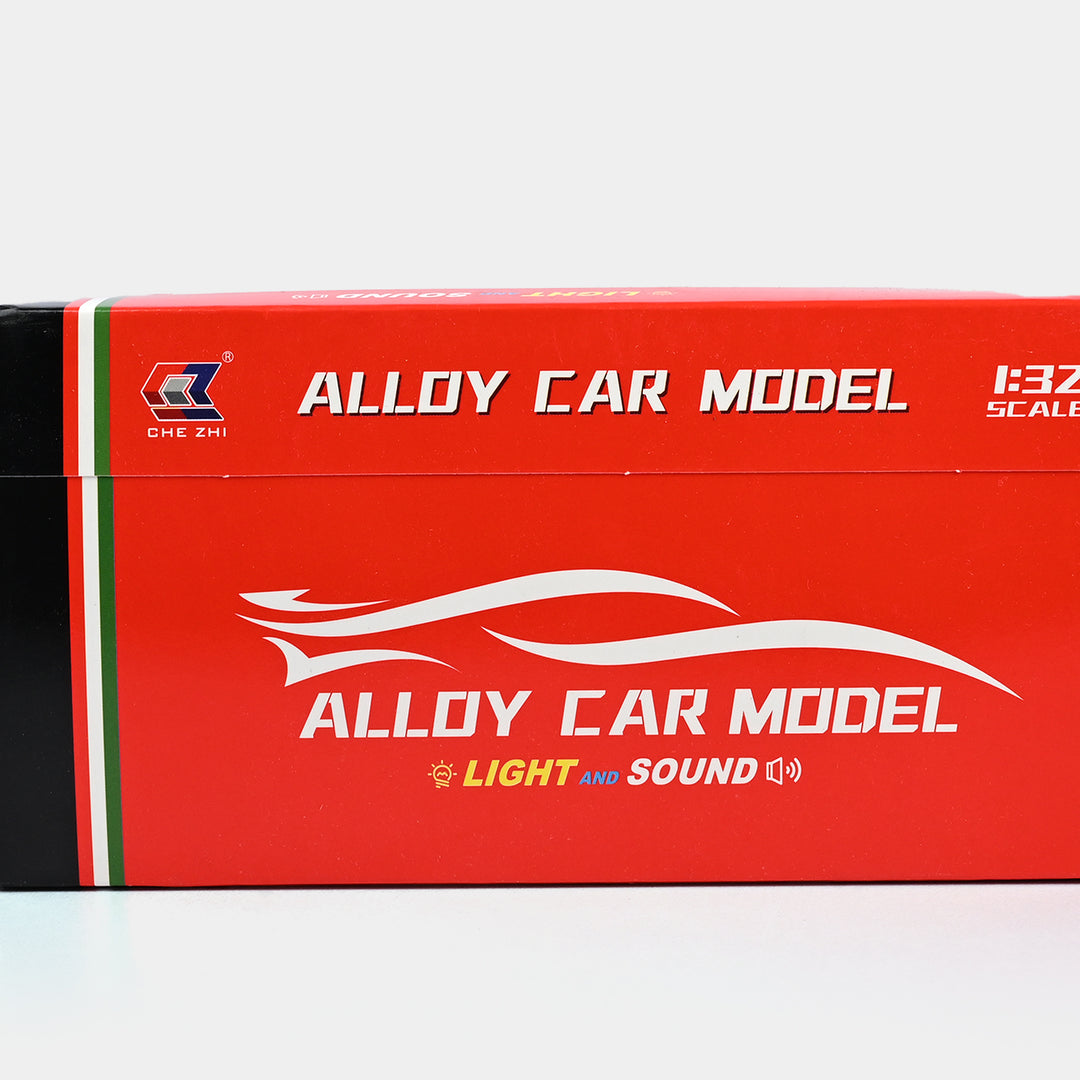 DIE-CAST MODEL PULLBACK CAR WITH LIGHT SOUND