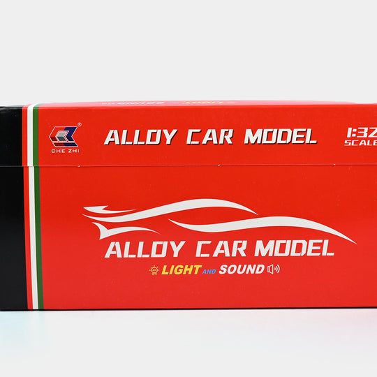 DIE-CAST MODEL PULLBACK CAR WITH LIGHT SOUND