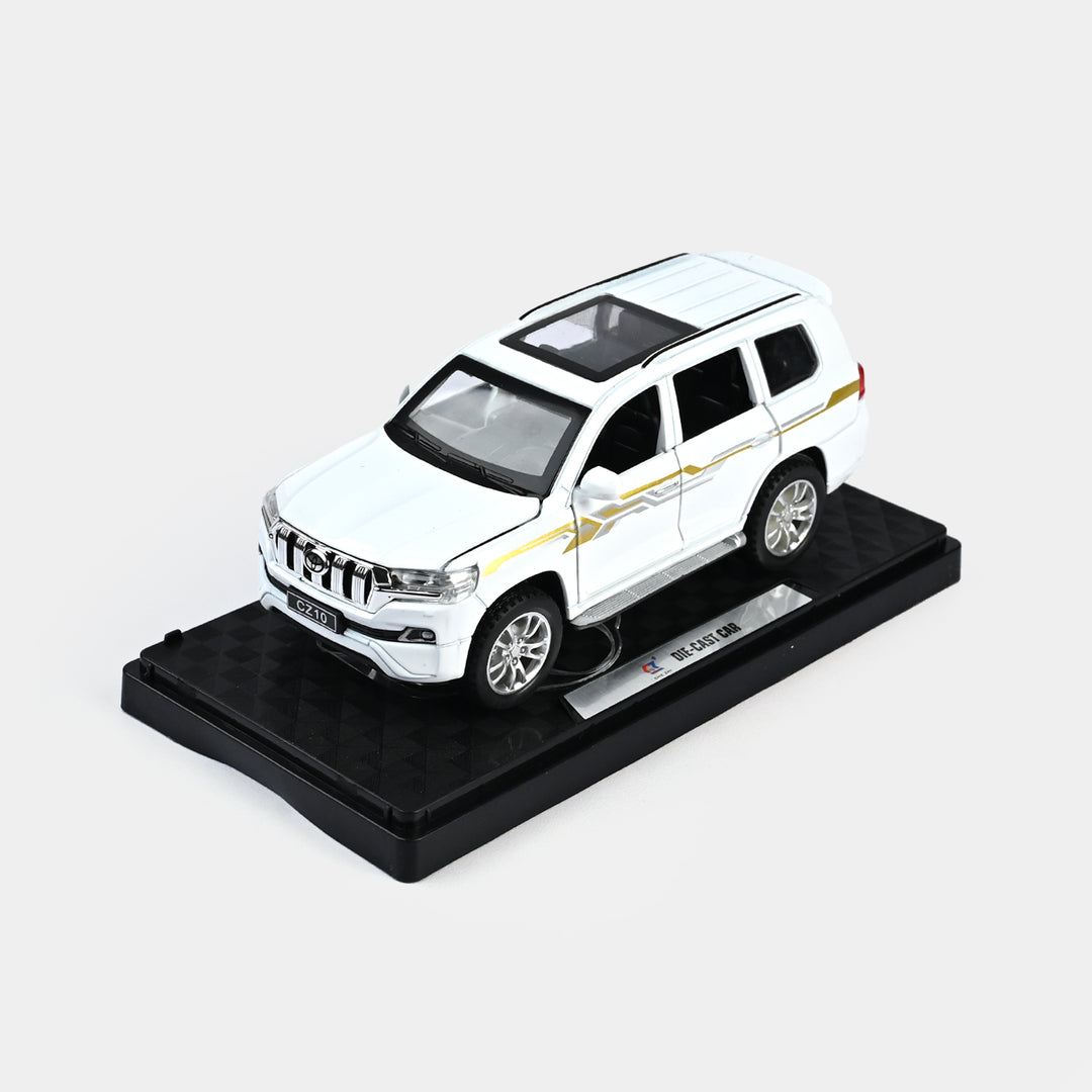 DIE-CAST MODEL PULLBACK CAR WITH LIGHT SOUND