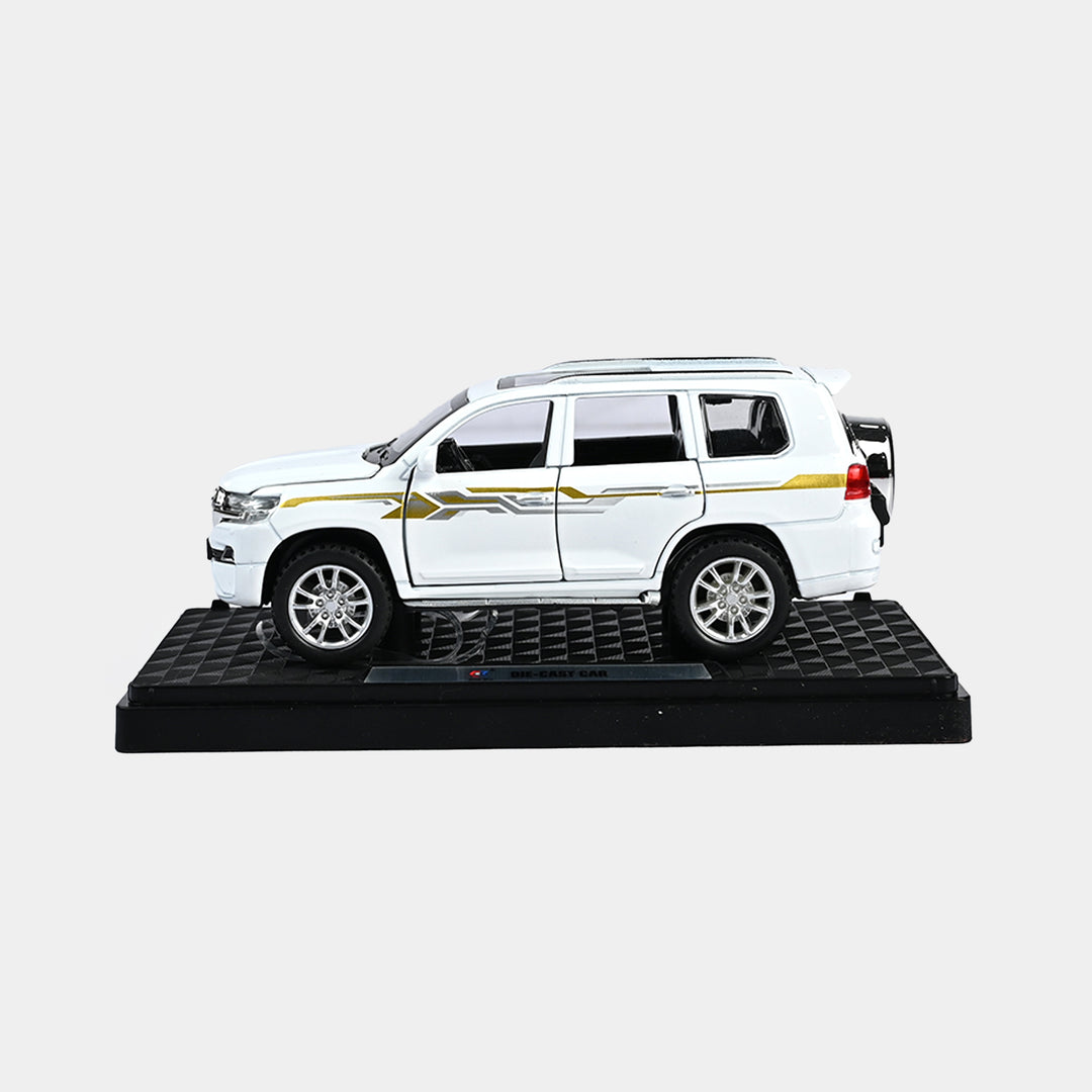 DIE-CAST MODEL PULLBACK CAR WITH LIGHT SOUND