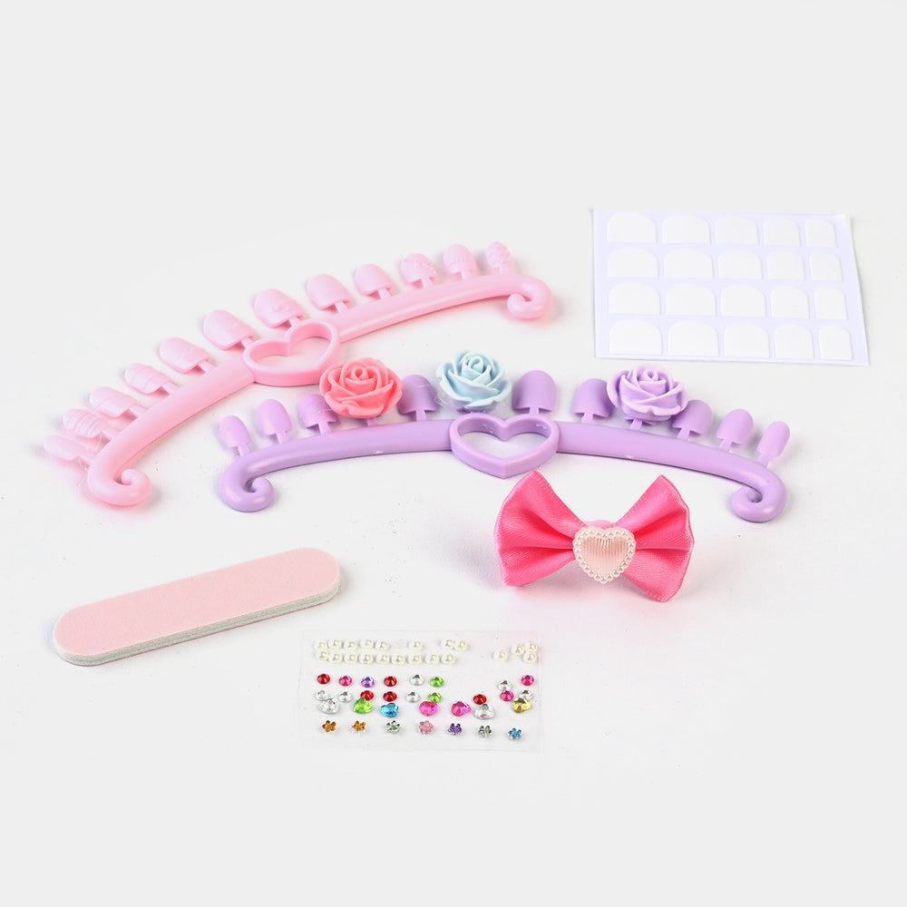 Nail Art Fashion Kit Play Set For Girls