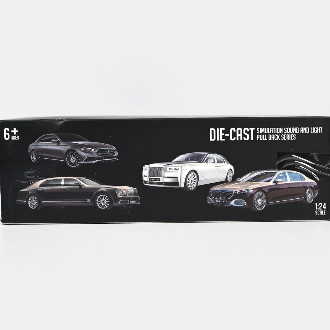 DIE-CAST MODEL PULLBACK CAR WITH LIGHT SOUND
