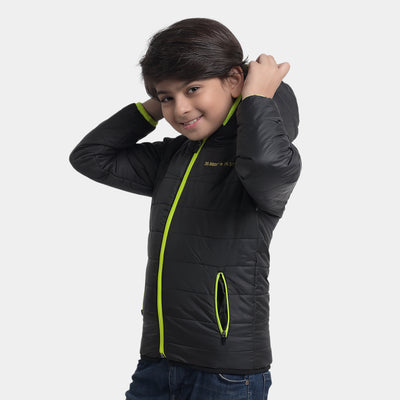 Boys Quilted Jacket Mountain K2-BLACK