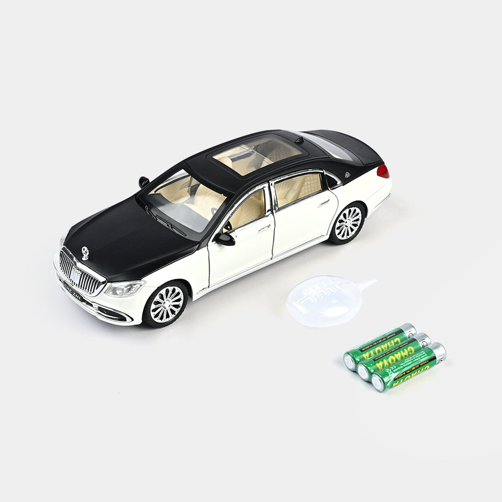 DIE-CAST MODEL PULLBACK CAR WITH LIGHT SOUND